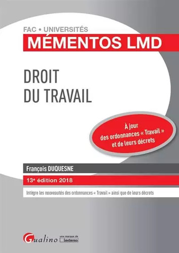 Droit travail françois - travail,,