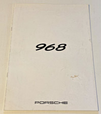 Brochure Commerciale  PORSCHE 968 - Non Datée - Bel Etat.