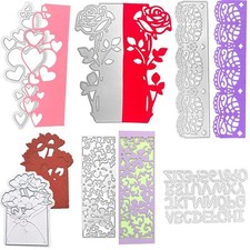 Matrice de Découpe Boite 6PCS Dies de Découpe Cutting Dies Scrapbooking en Mé...