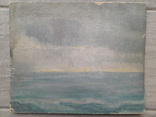 peinture signée marine