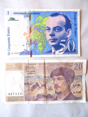 Billets francs 1992 - billets, 50