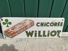 plaque émaillée Chicorée Williot Signé Émaillerie koekelberg Bruxelles Original 