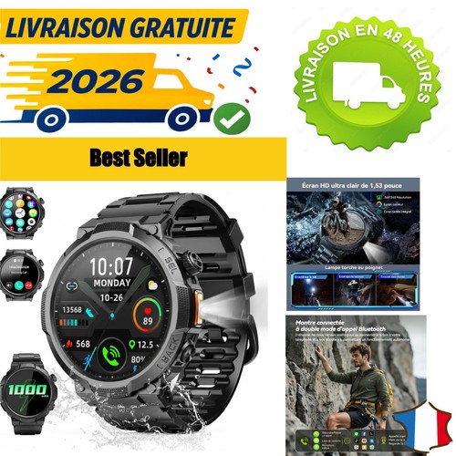 Montre connectée homme