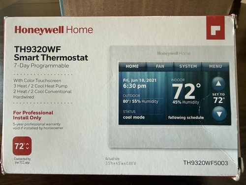 Honeywell home color - wi-fi,