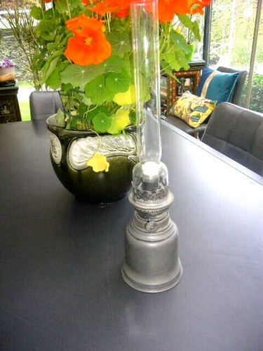 Etain lampe petrole - lampe,