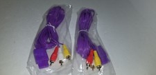 2 NEW Purple 10 Foot Long Gold