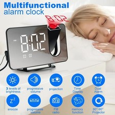 Projection Alarm Clock LED