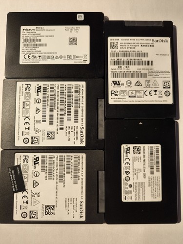 Lot ssd sata 256 - 5,