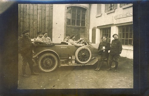 Cpa automobile ancienne - automobile,