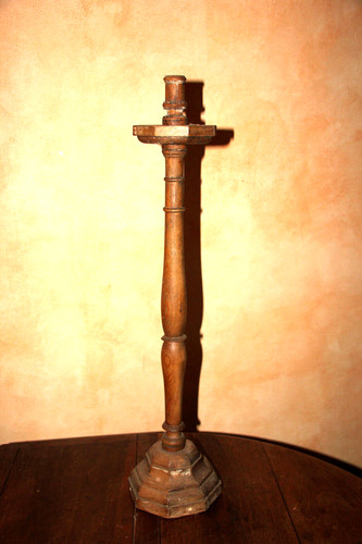 Grande torchère ancienne - , en