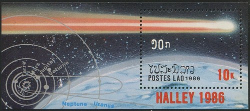 Laos 1986 mnh halley - 1986, mnh**