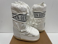 Moon Boot Icon Nylon Blanc EU 27/30 – Bottes Après-Ski Enfant Unisex