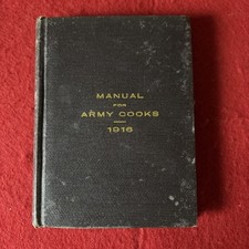 WW1 US ARMY FOR ARMY COOKS