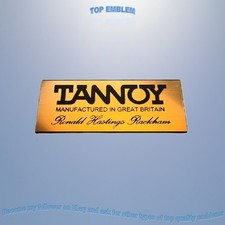 TANNOY emblème badge
