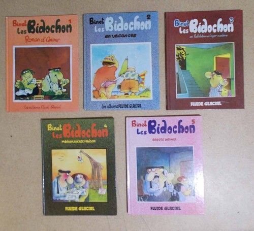Lot albums bidochon du - de, 5