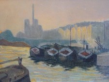 CHARMANTE PEINTURE XXe