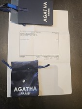 Collier Agatha fil nylon