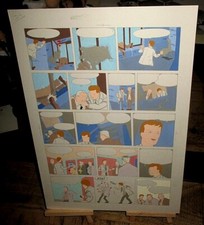 Ric Hochet - Mise en couleur originale -D4- De la bd premières enquêtes, 1991