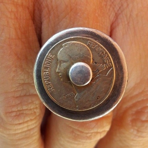 Magnifique bague argent massif - bague,