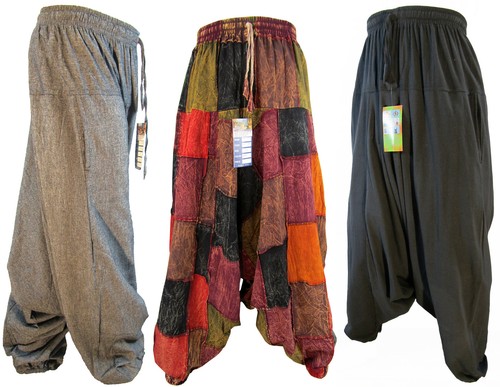 Pantalon harem large vintage - pantalon,