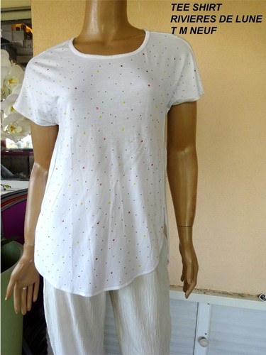 Tunique haut tee shirt blanc - tunique, *