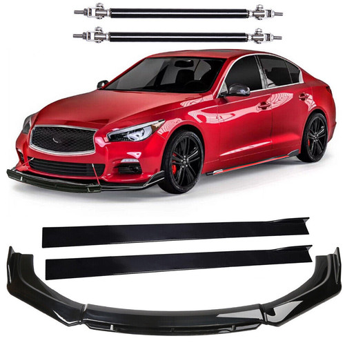 Front bumper spoiler splitter - front,