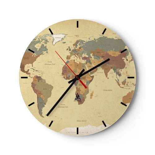 Horloge murale verre - en,