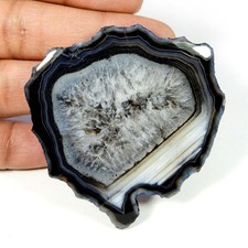 Tranche noire naturelle agate