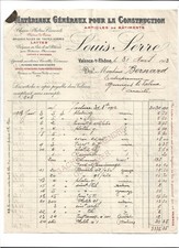 ARDECHE DROME CORREZE Lot de 9 LETTRES FACTURES ANCIENNES