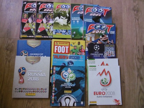 Panini lot albums vides - -, 14