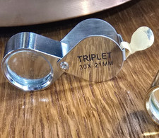 Loupe x 30 crome ( bijouterie