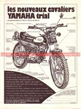 Publicité YAMAHA 50 125 250 360 Trial 1972 Advertising Moto