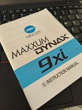 Mode D'emploi Dynax Alpha