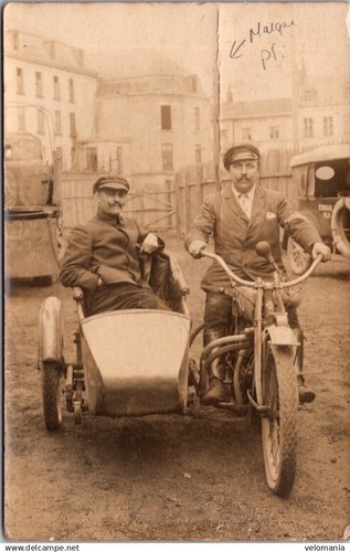 S18252 cpa moto side car - cpa, "