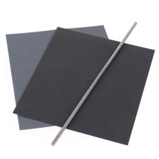 Kit d'affûtage pour abat-carre - 1 tige et 2 papiers de verre - Vergez Blanchard