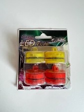 Lot de 4 bougies LED – 2 rouges, 2 jaunes – Change de couleur à l’allumage ?️