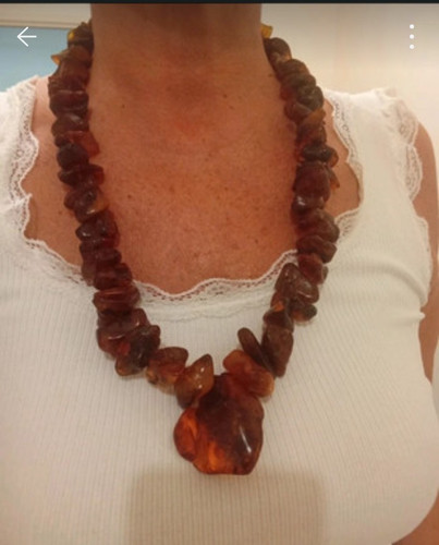 Collier ambre ancien belle - d'ambre,