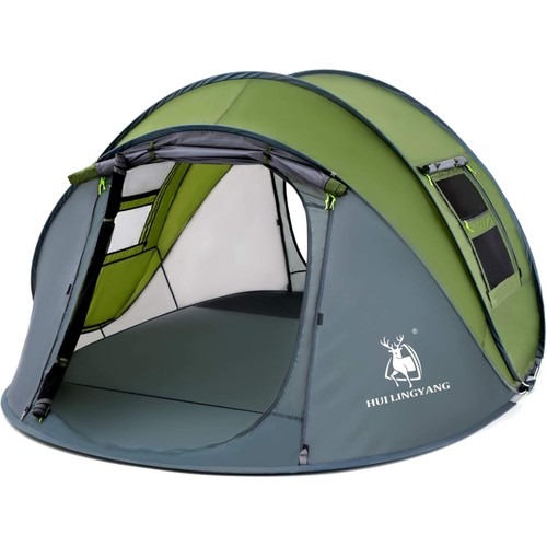 Person instant pop tent - 4-person, pop-up