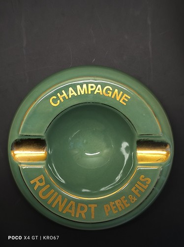 Cendrier ancien champagne - cendrier,