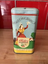 Ancienne boîte Pâtes LSK CSKI Chanson " Il pleut bergère " 500grs Pâtes