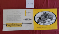 N°19181 /  SCANIA-VABIS dépliant de présentation 1952   français