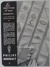 PUBLICITE PHILIPS MINIWATT