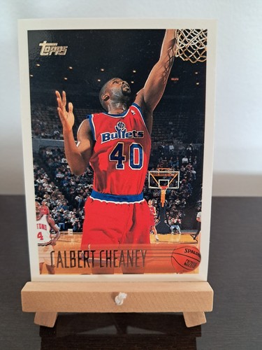 Calbert cheaney bullets topps - cheaney,
