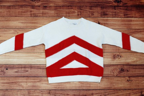 Pull mango blanc - et, rouge