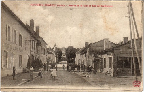 Cpa brienne avenue gare - avenue,