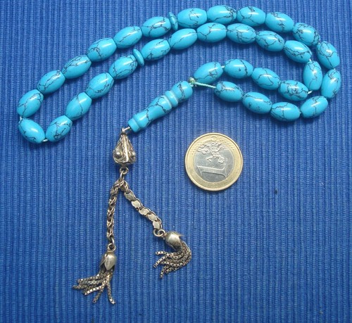 B32 chapelet arabe turquoise - arabe,