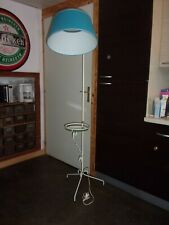 lampadaire design 1960  1970 fer  tablette verre  liseuse
