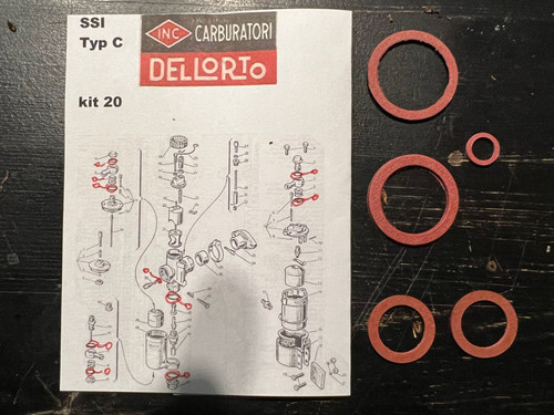 Dellorto gasket set kit20 for