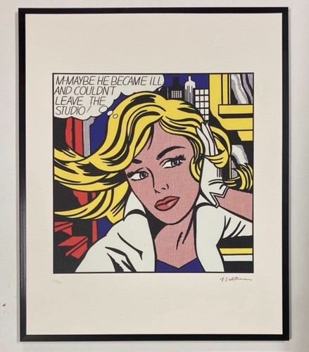 Lithographie roy lichtenstein - lithographie,