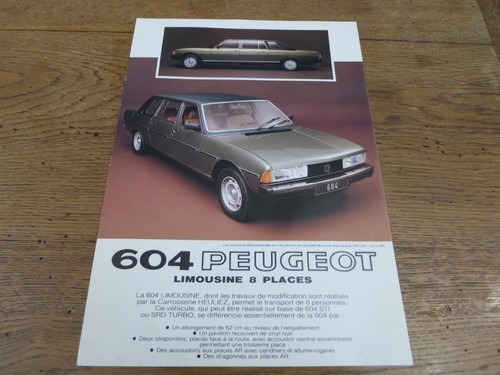 Dépliant brochure peugeot - brochure,